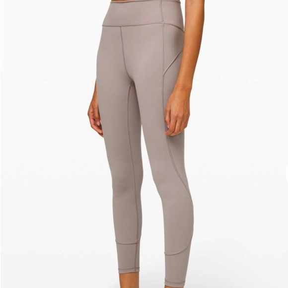 Lululemon In Movement Tight 25" *Everlux in Dark Chrome size US 8 - Picture 2 of 6